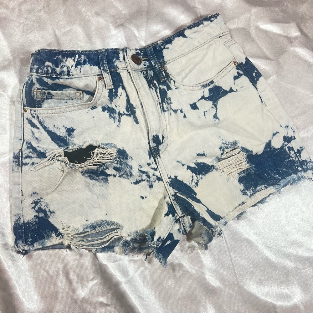 YMI Distressed High Rise/Dream Fit Shorts -